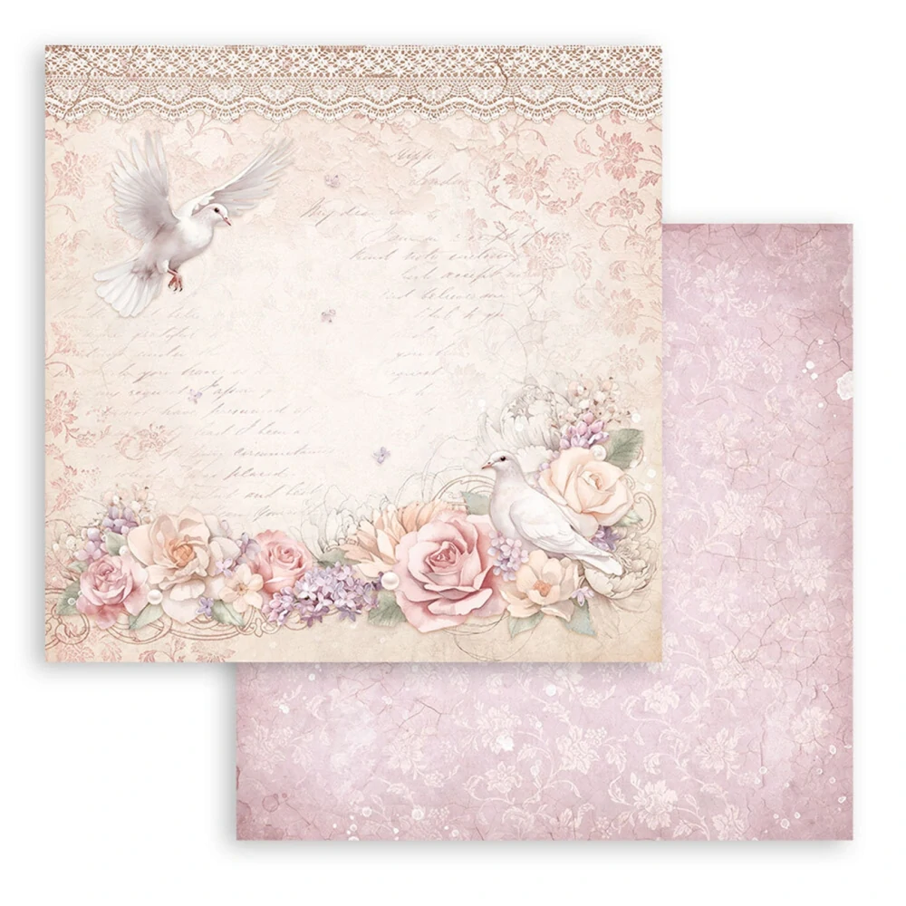 Stamperia Scrapbook papier – Romance Forever 12x12