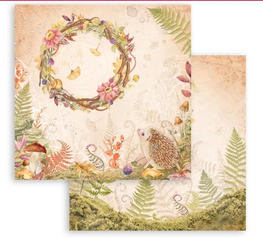 Stamperia Scrapbook papier – Woodland 12x12