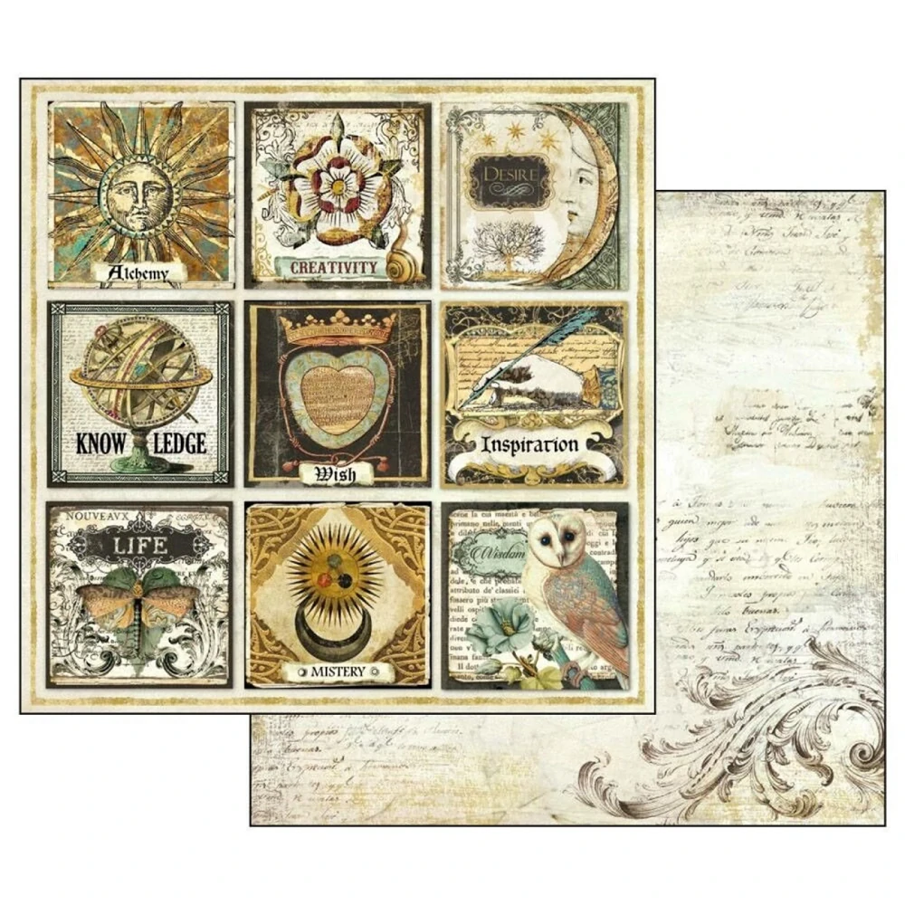 Stamperia Scrapbook papier – Alchemy 12x12