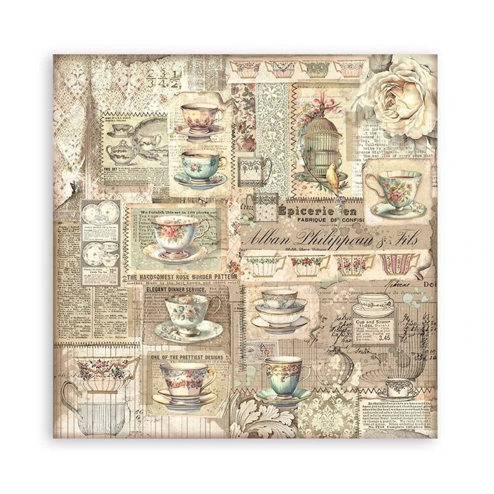 Stamperia Scrapbook papier – Brocante Antiques Maxi 12x12
