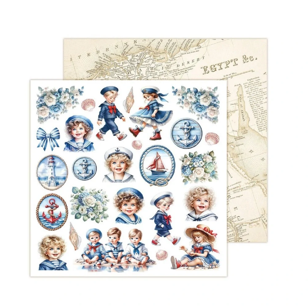 Lemoncraft Scrapbook papier Sea Story 12x12