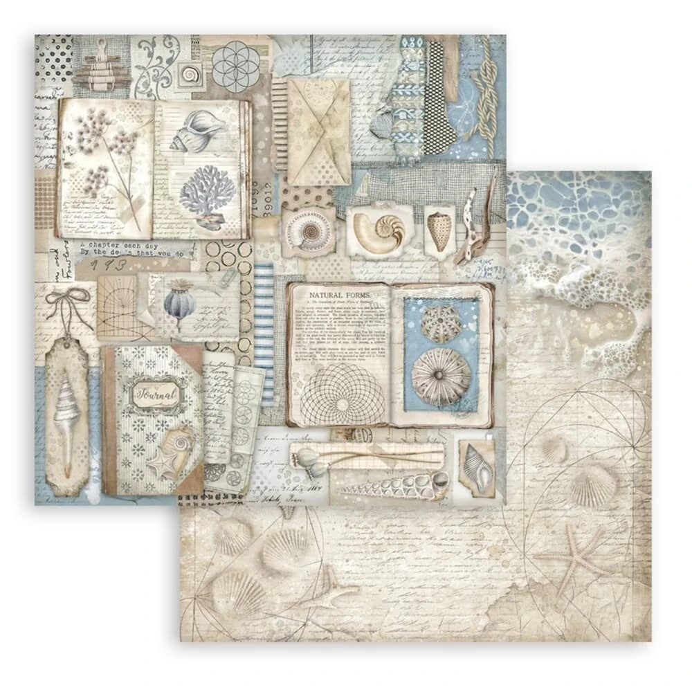Stamperia Scrapbook papier – Silent Sea 12x12