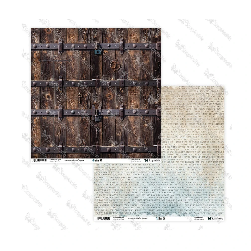 ScrapAndMe Scrapbook papier 4 him 12x12
