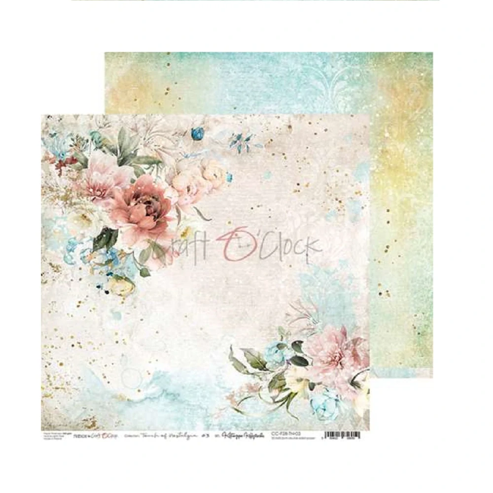 Craft O´ Clock Scrapbook papier - Touch of Nostalgia 8x8