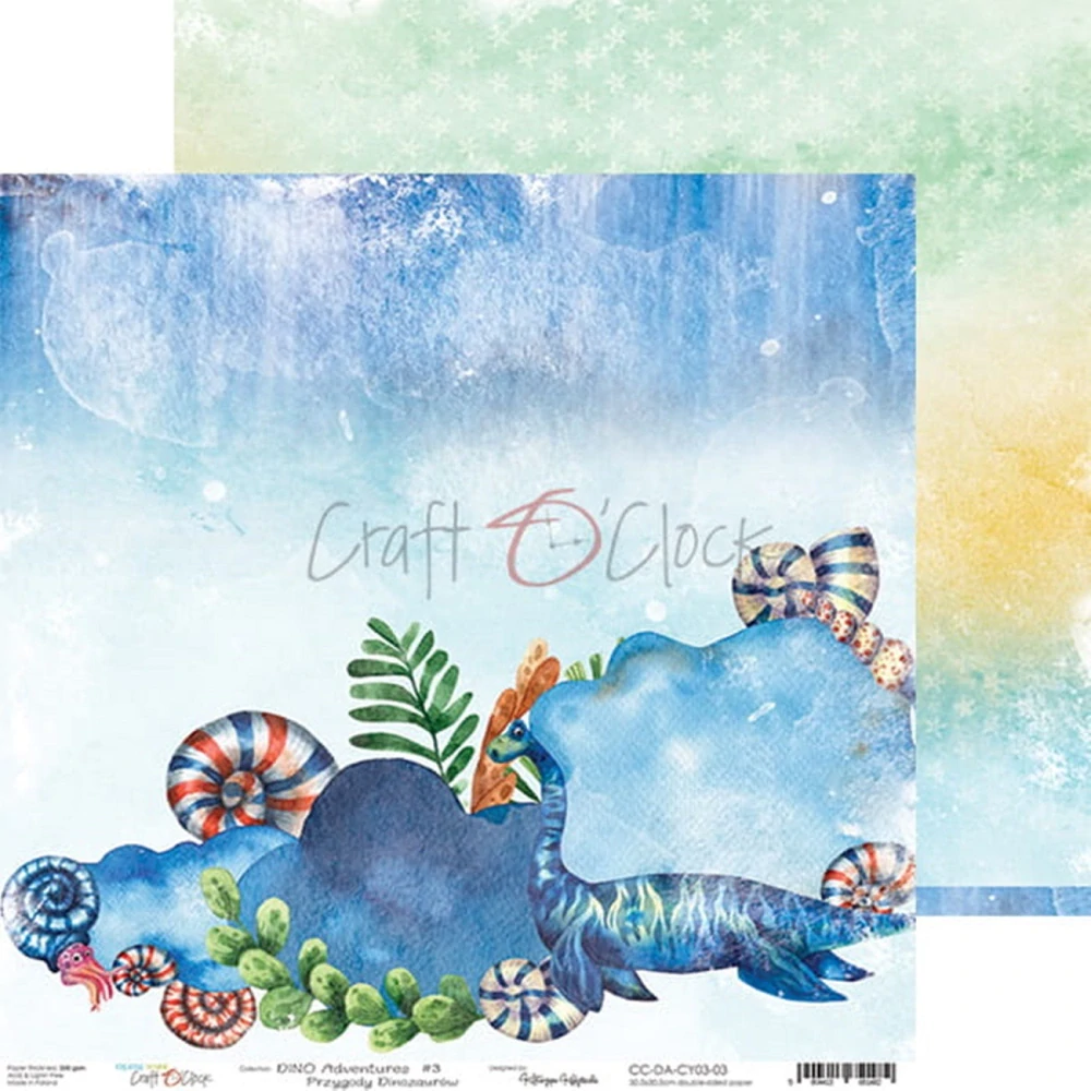 Craft O´ Clock Scrapbook papier - Dino Adventures 12x12