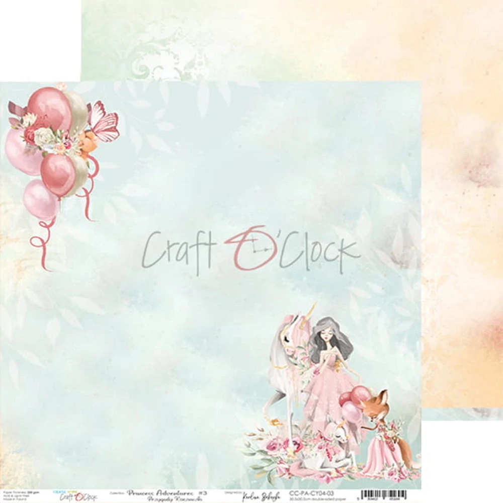 Craft O´ Clock Scrapbook papier - Princess Adventures 12x12