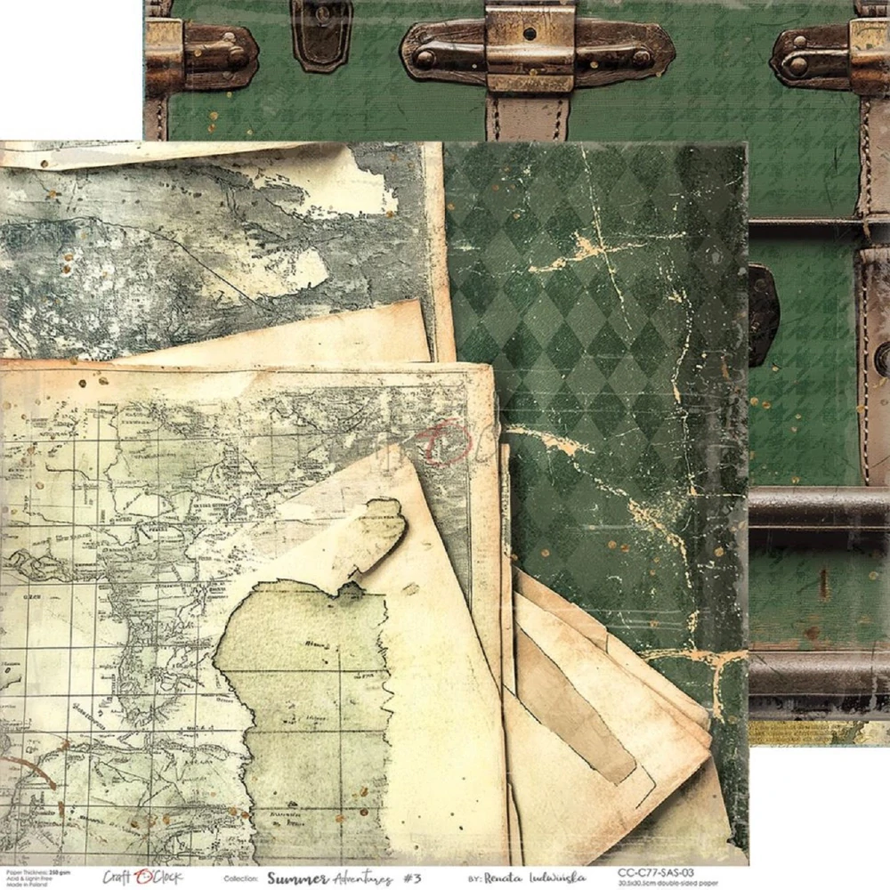 Craft O´ Clock Scrapbook papier - Summer Adventures 12x12