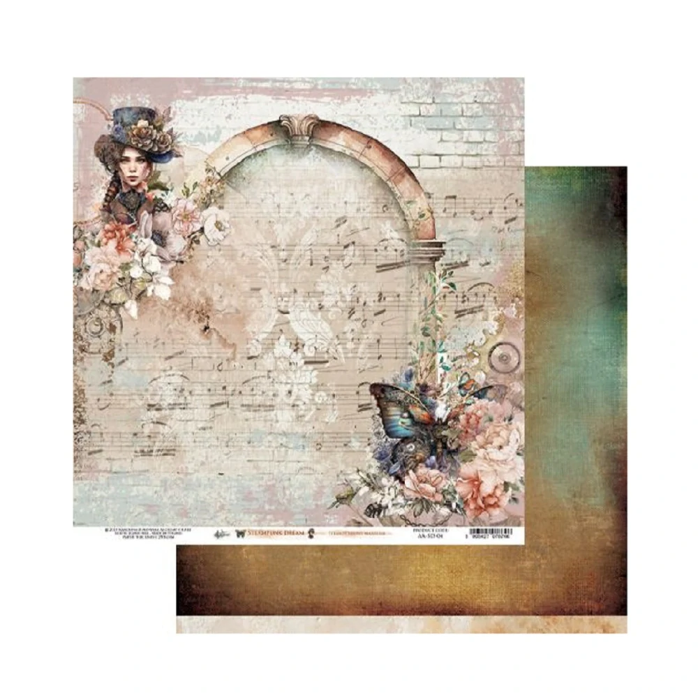 Alchemy of Art Scrapbook papier Steampunk Dream 12x12
