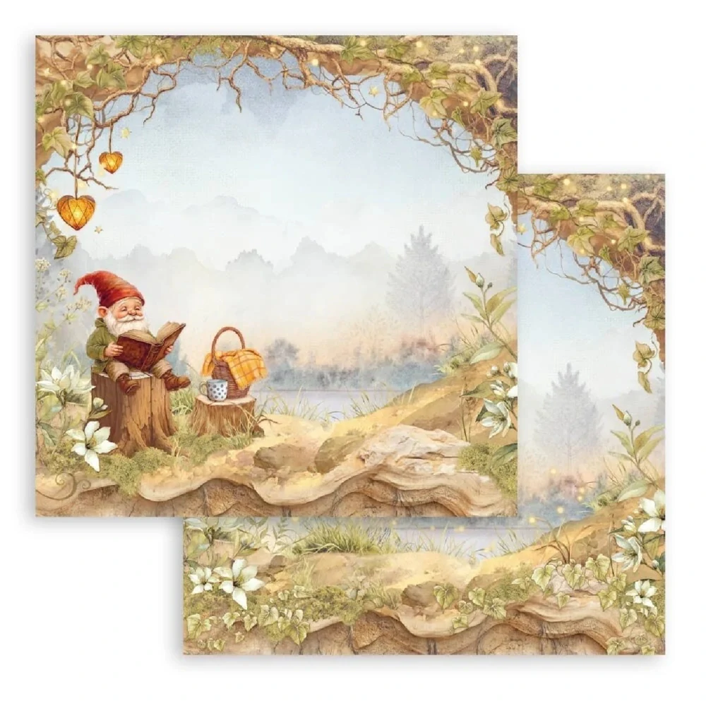 Stamperia Scrapbook papier – Whispering Woods 12x12