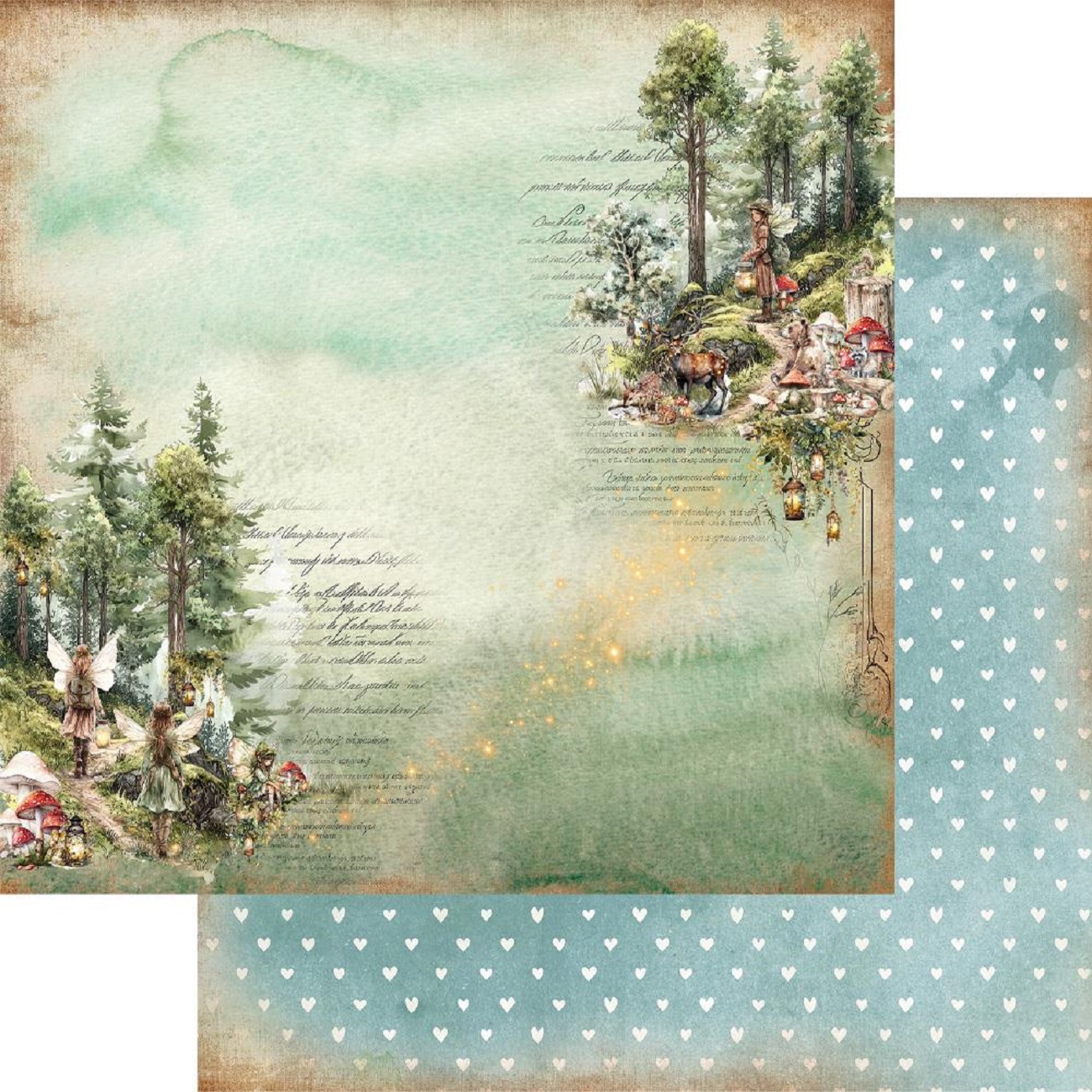 Alchemy of Art Scrapbook papier The World of Fairies 12x12