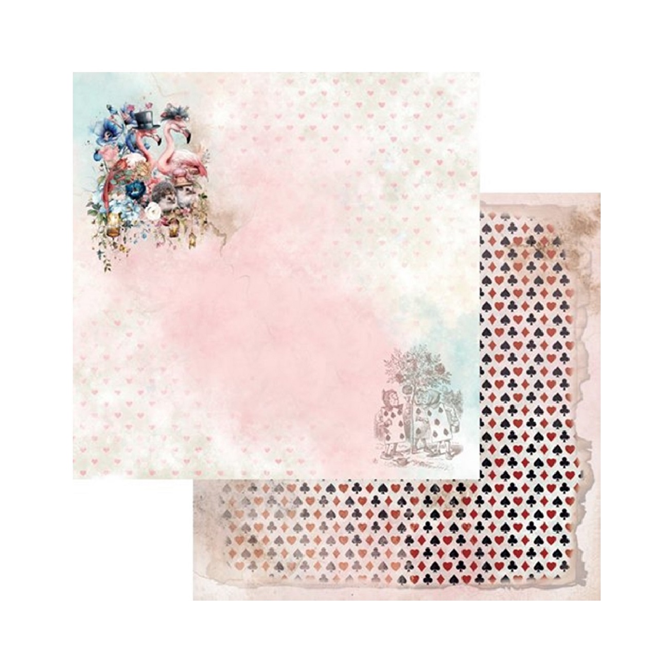 Alchemy of Art Scrapbook papier Enchanted World – Following Alice 12x12