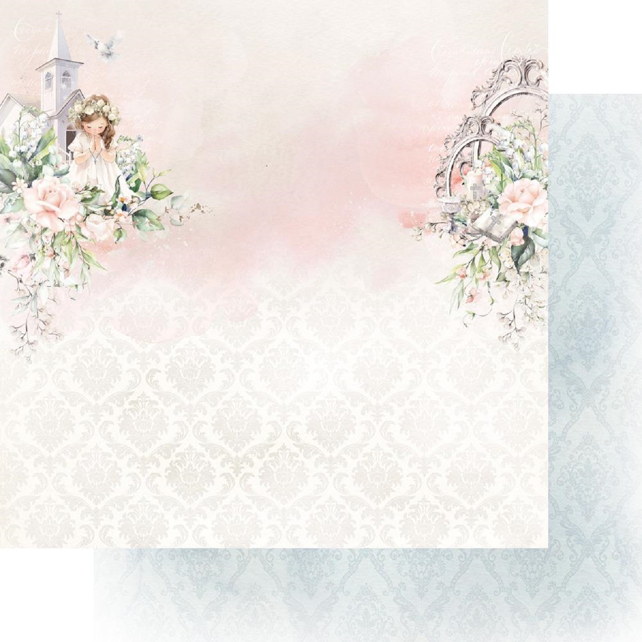 Alchemy of Art Scrapbook papier First Holy Communion 12x12