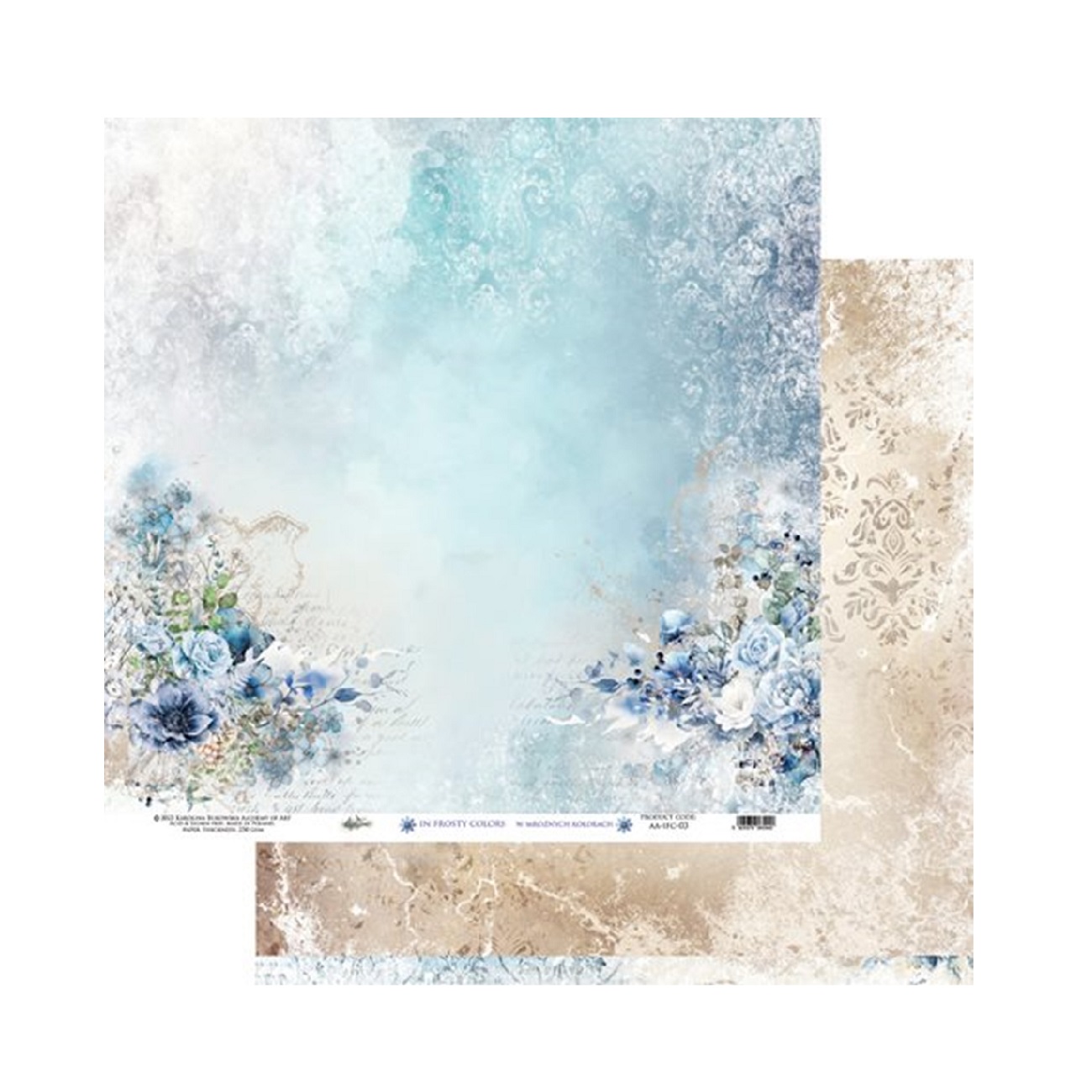 Alchemy of Art Scrapbook papier In Frosty Colors 12x12