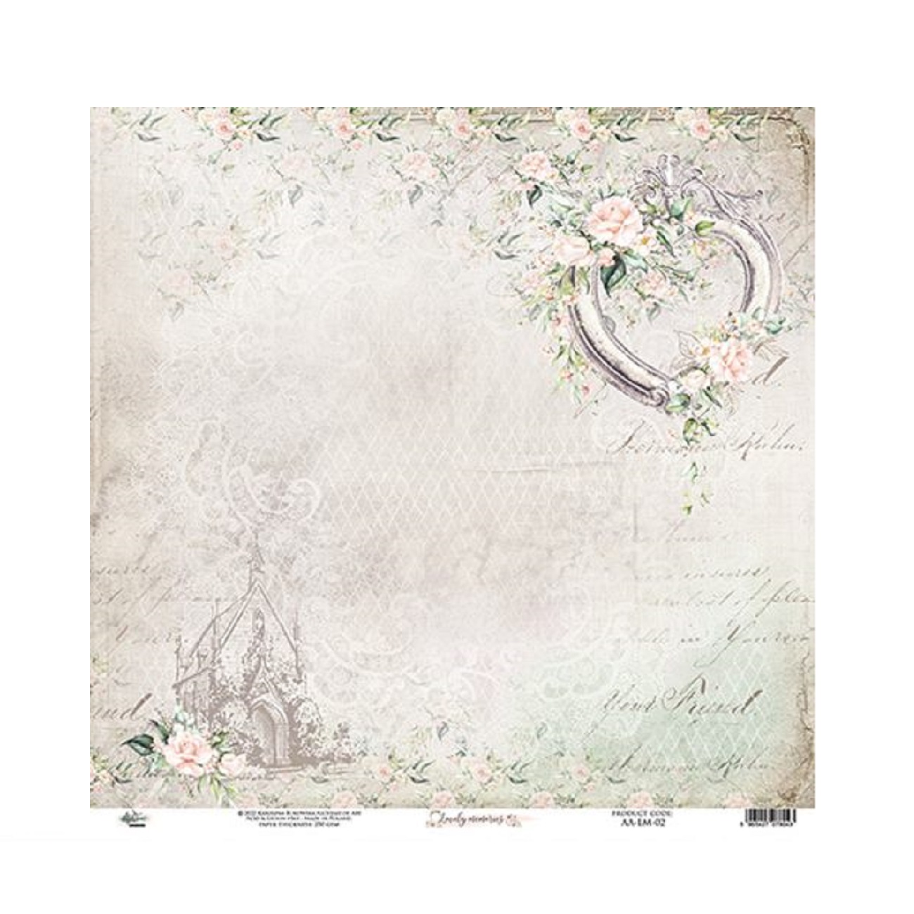 Alchemy of Art Scrapbook papier Lovely Memories 12x12