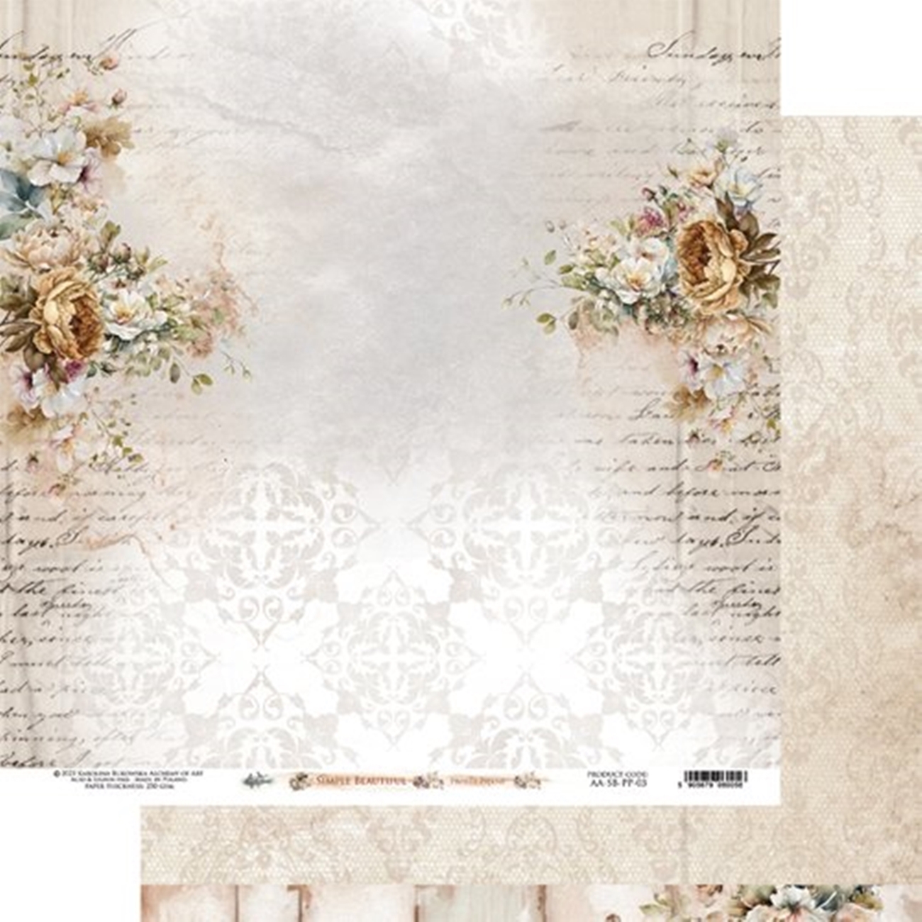 Alchemy of Art Scrapbook papier Simple Beautiful 12x12