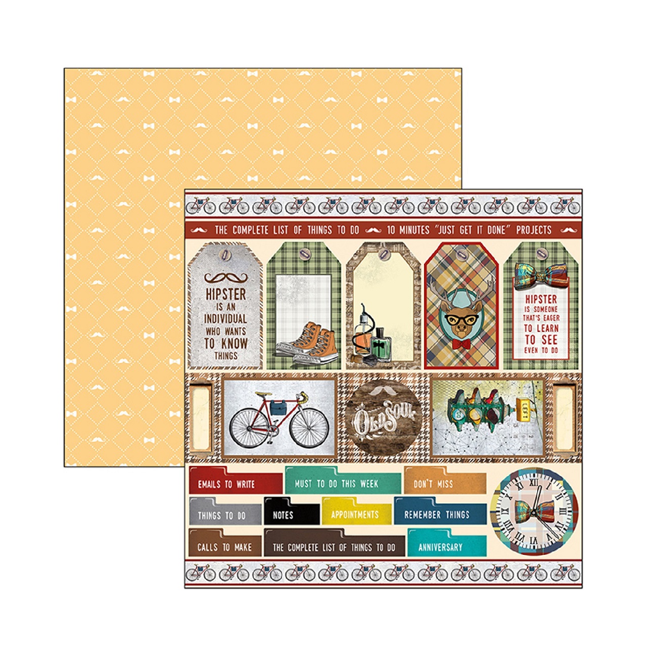 Ciao Bella Scrapbook papier Hipster 12x12