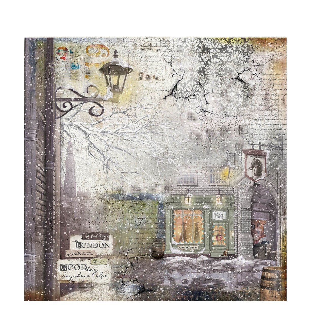 Ciao Bella Scrapbook papier London’s Calling 12x12