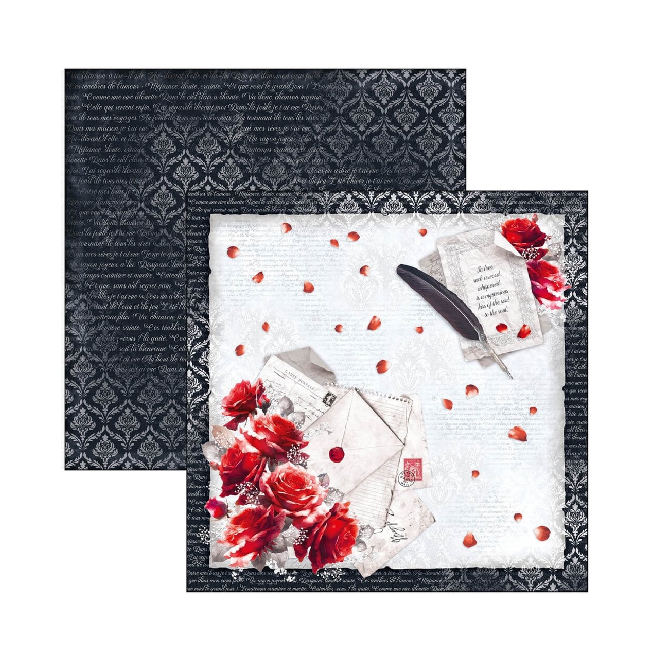 Ciao Bella Scrapbook papier Paris Je T’aime 12x12