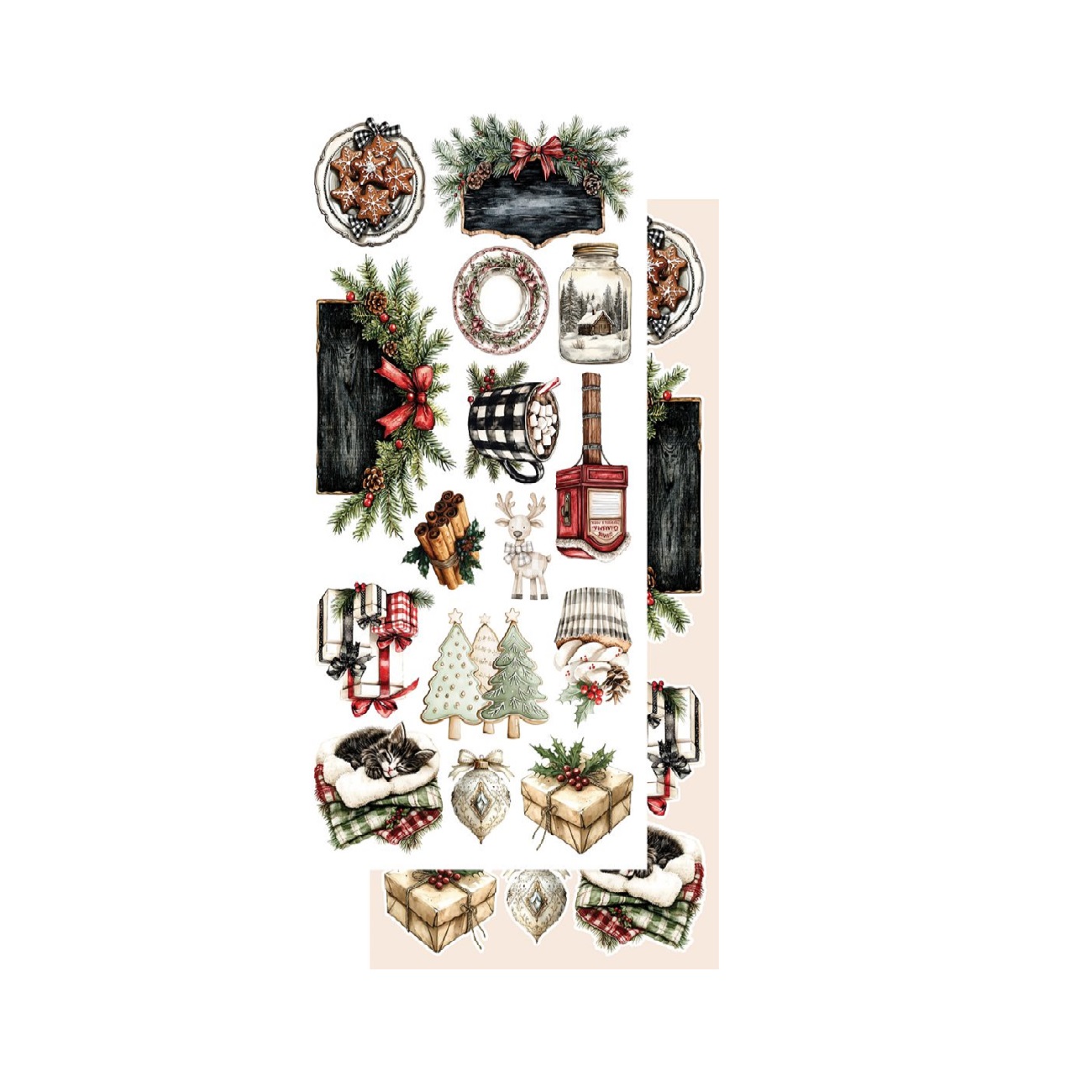 Alchemy of Art Scrapbook papier Wonderful Christmas Time 6x12