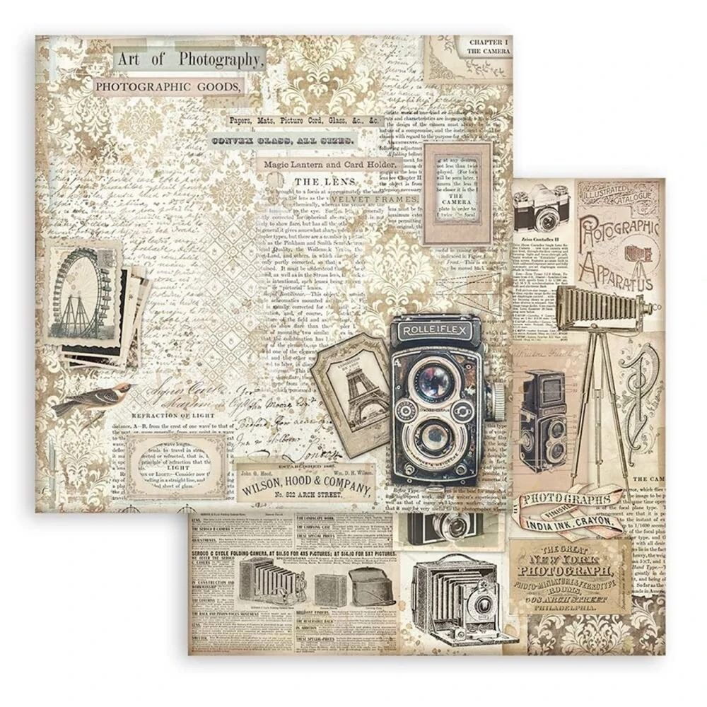 Stamperia Scrapbook papier – Brocante Antiques 12x12