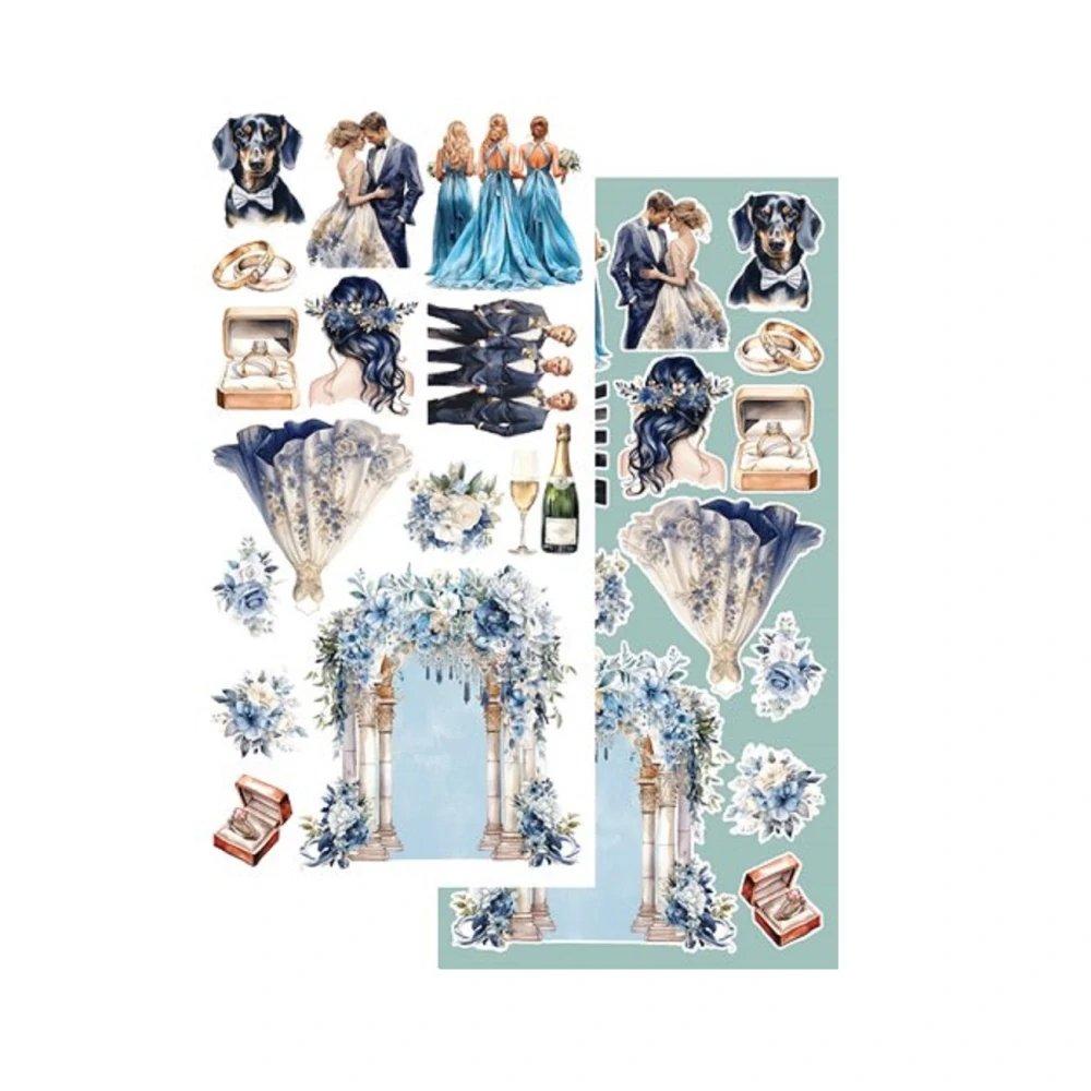 Alchemy of Art Scrapbook papier In Frosty Colors 6x12