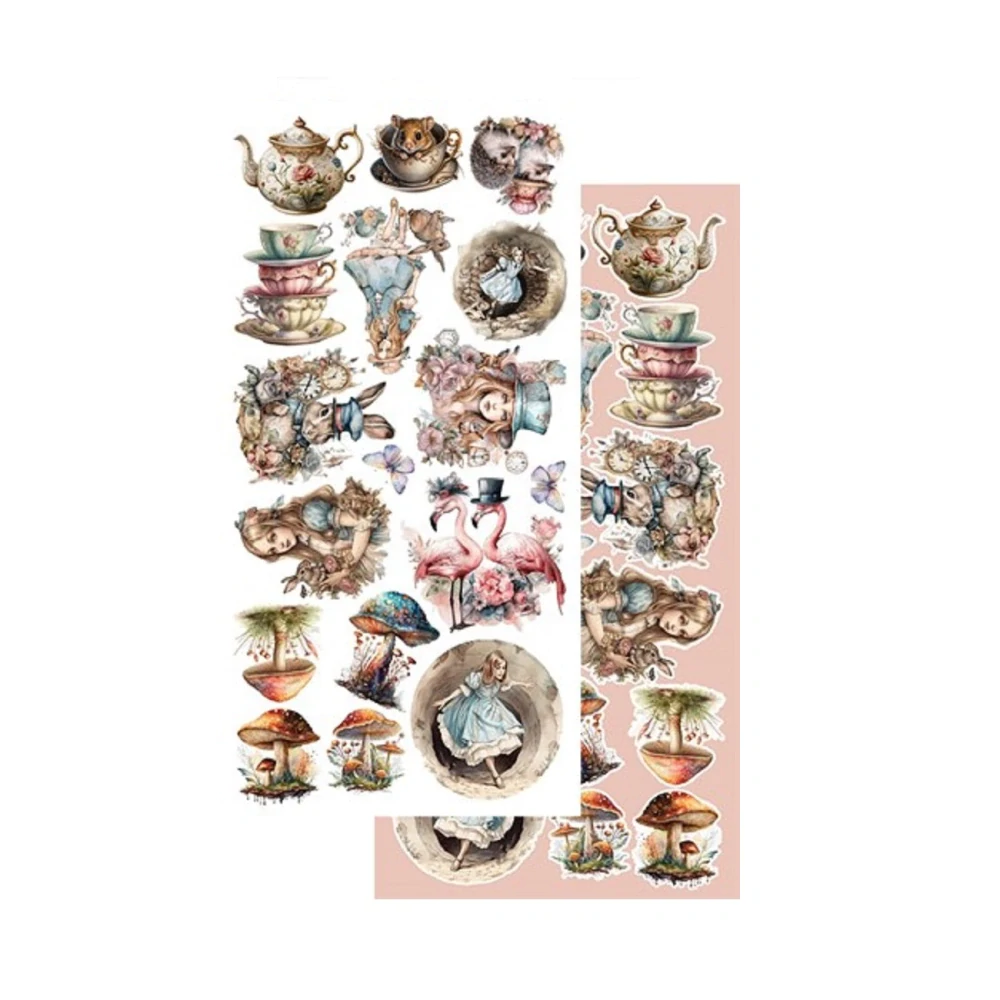 Alchemy of Art Scrapbook papier Enchanted World – Following Alice 6x12