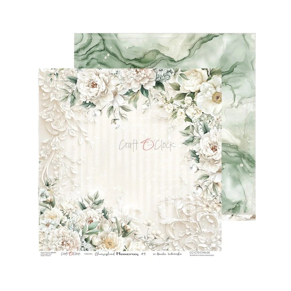 Craft O´ Clock Scrapbook papier - Cherished Memories  12x12
