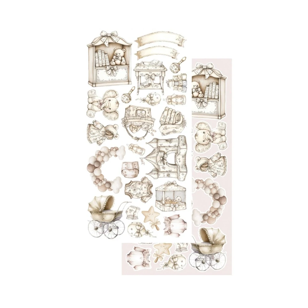 Alchemy of Art Scrapbook papier The Baby-Girl 6x12