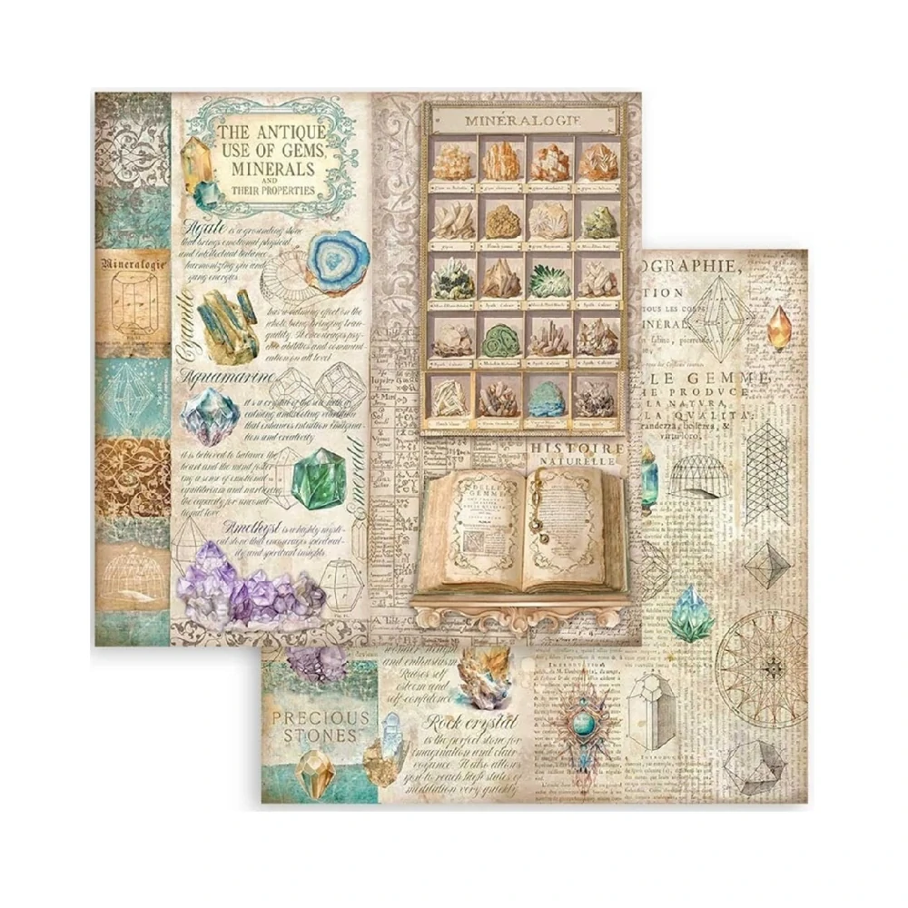 Stamperia Scrapbook papier – Fortune 8x8