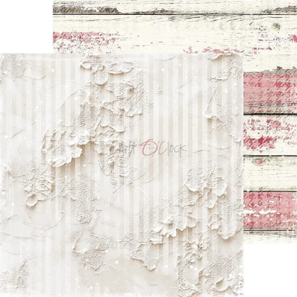 Craft O´ Clock Scrapbook papier - Rose Emotions Basic 8x8