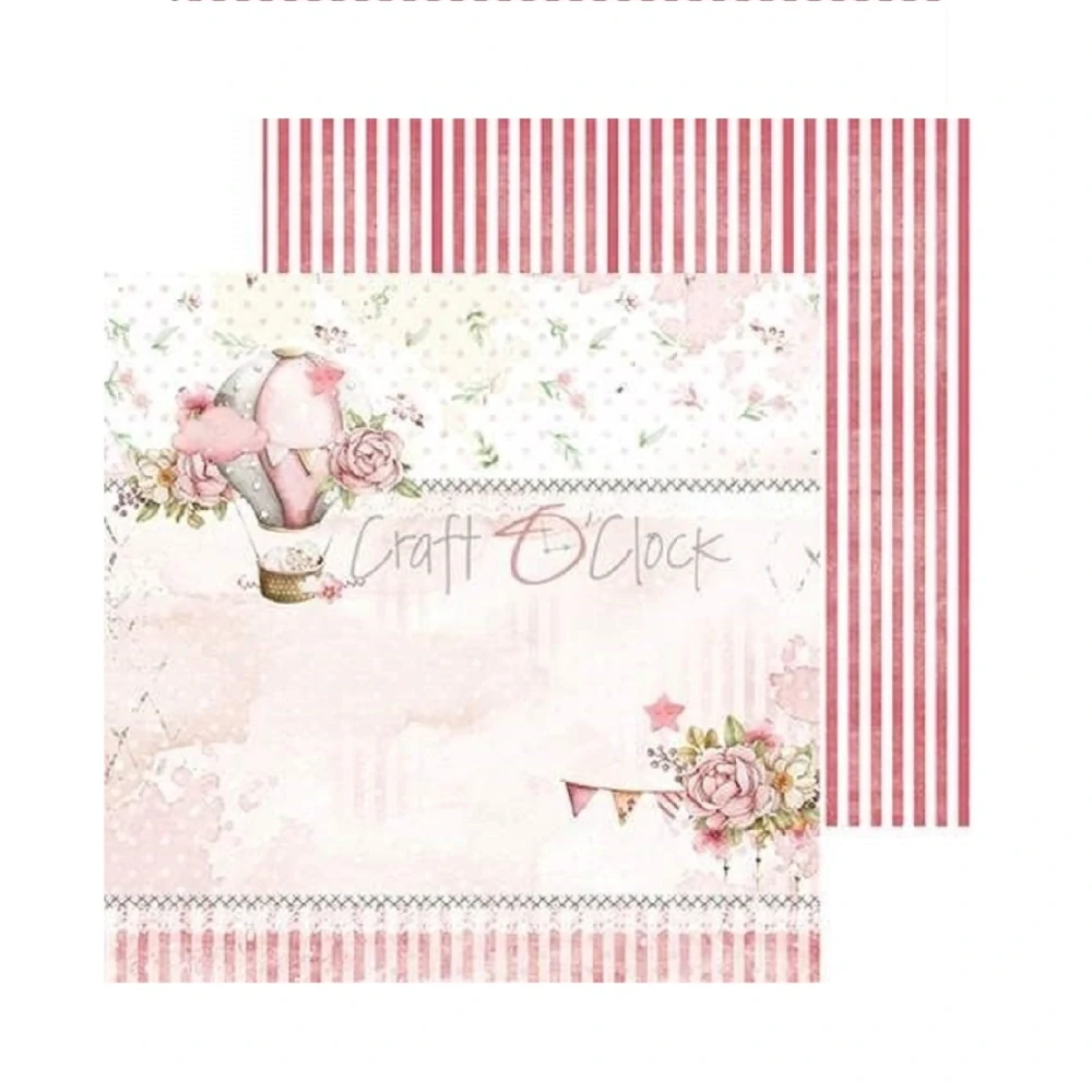 Craft O´ Clock Scrapbook papier -Oh, Girl! 8x8 