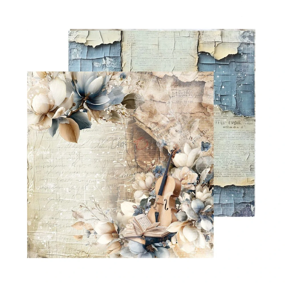 Craft O´ Clock Scrapbook papier - Melody of My Soul 8x8 Mix