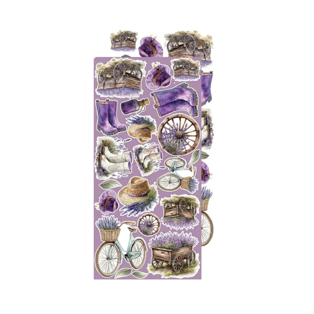 Craft O´ Clock Scrapbook papier - Heritage Whispers Flowers 6x12