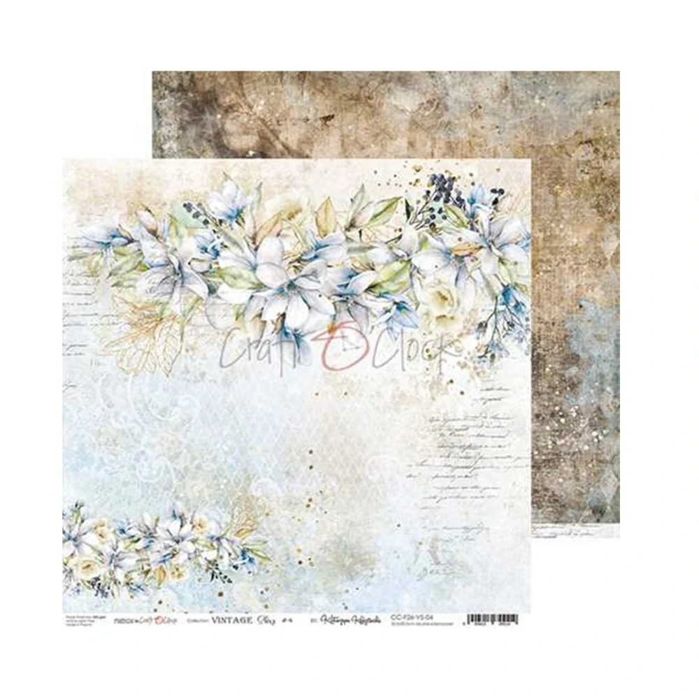  Scrapbook papier - Vintage Sky 6x6 - Craft O’Clock