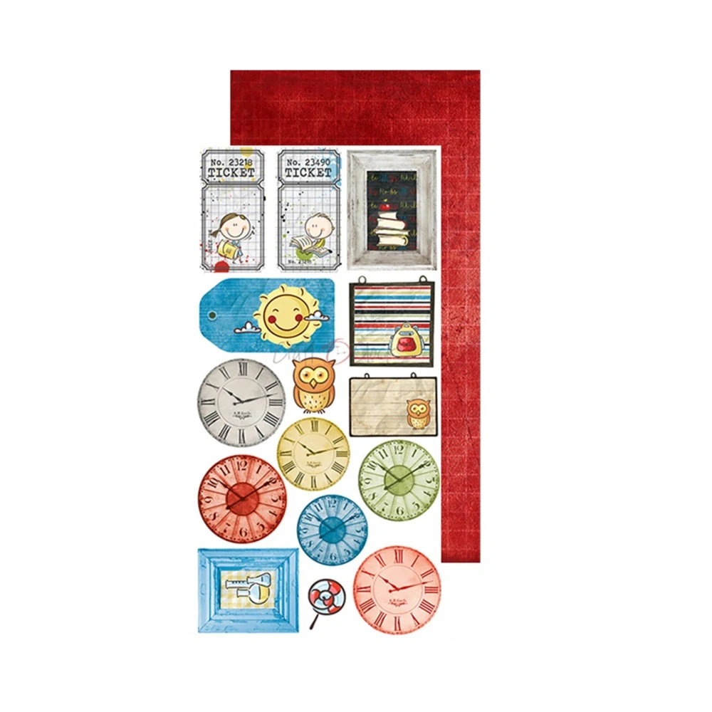 Craft O´ Clock Scrapbook papier - School Adventures 6x12