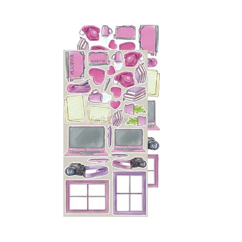 Craft O´ Clock Scrapbook papier - Soulmates  6x12 