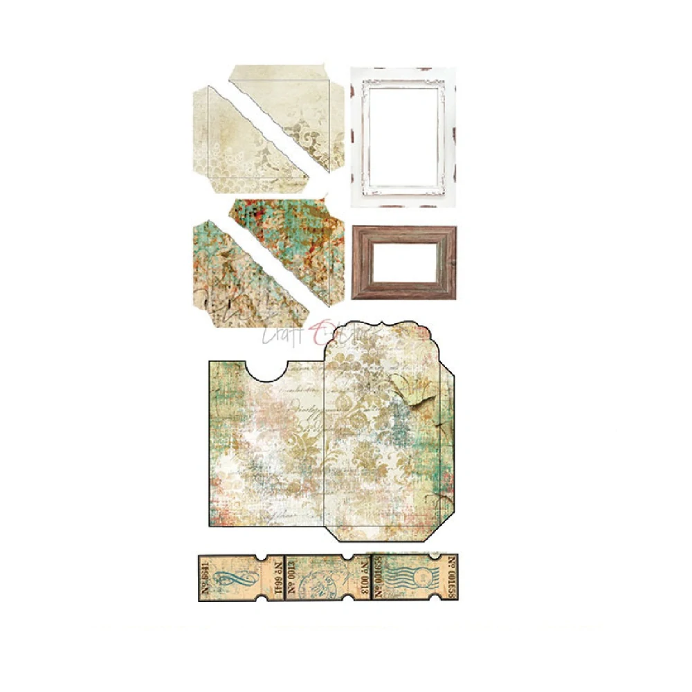 Craft O´ Clock Scrapbook papier - Fleeting Moments   6x12 