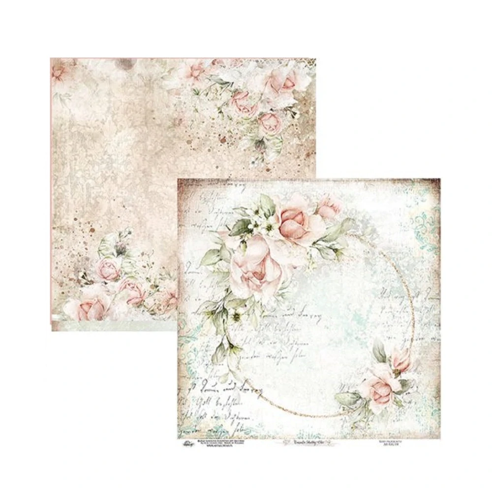 Alchemy of Art Scrapbook papier Romantic Shabby Chic 8x8