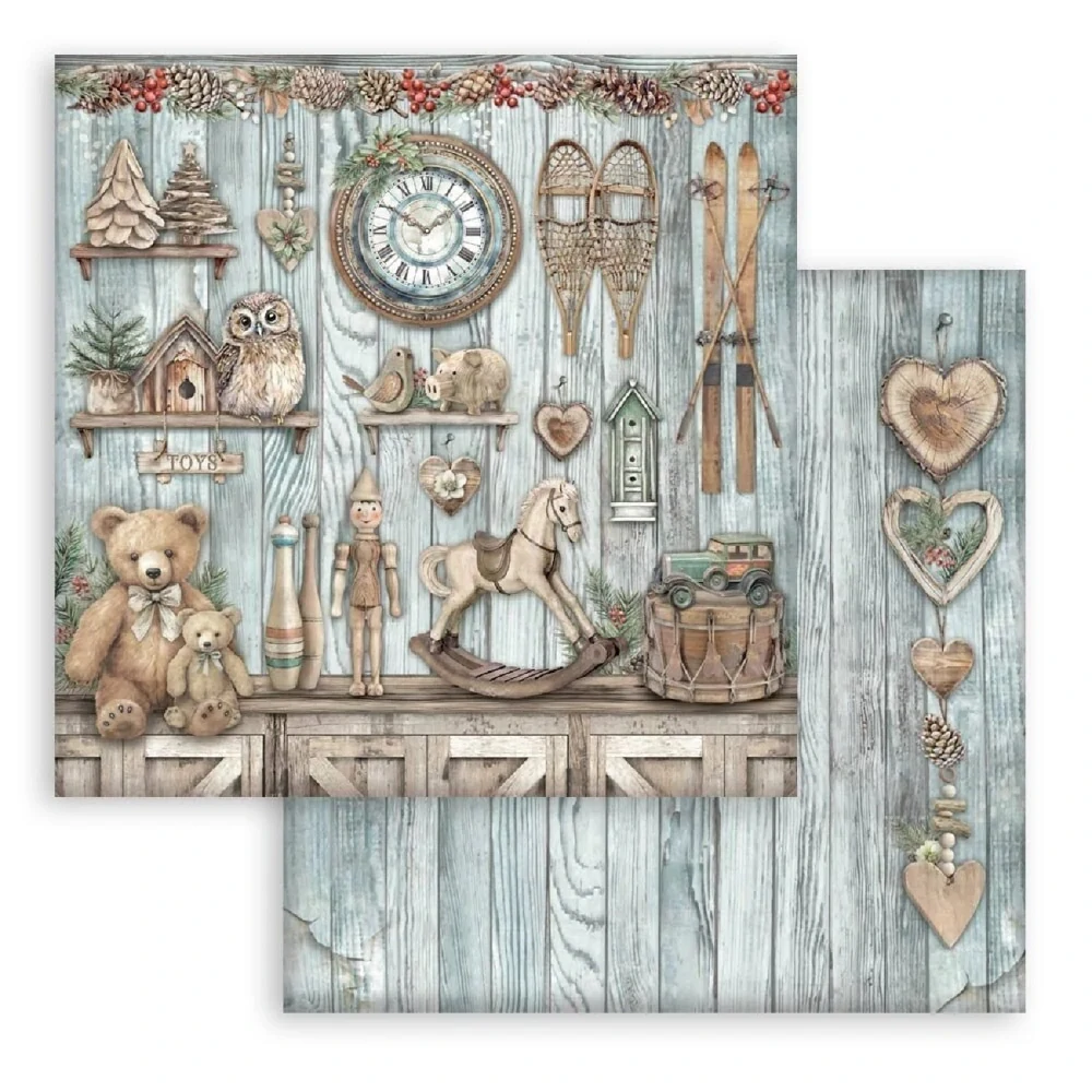 Stamperia Scrapbook papier – The Owl's House 12x12