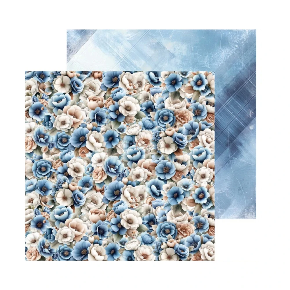 Craft O´ Clock Scrapbook papier - Baby Boy Universe 8x8 Mix