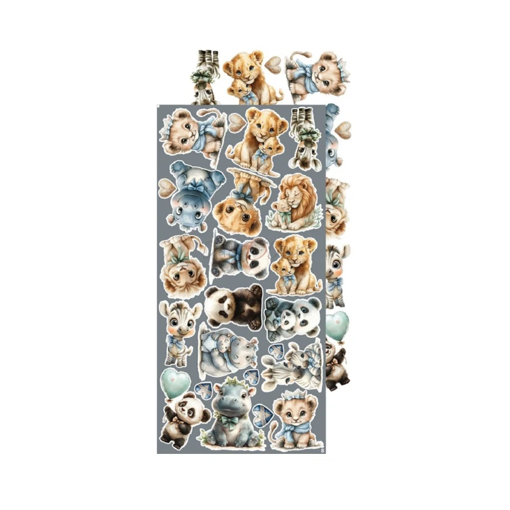 Craft O´ Clock Scrapbook papier - Baby Boy Universe 6x12 Mix