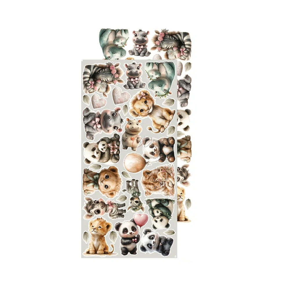 Craft O´ Clock Scrapbook papier - Baby Girl Universe 6x12 Mix