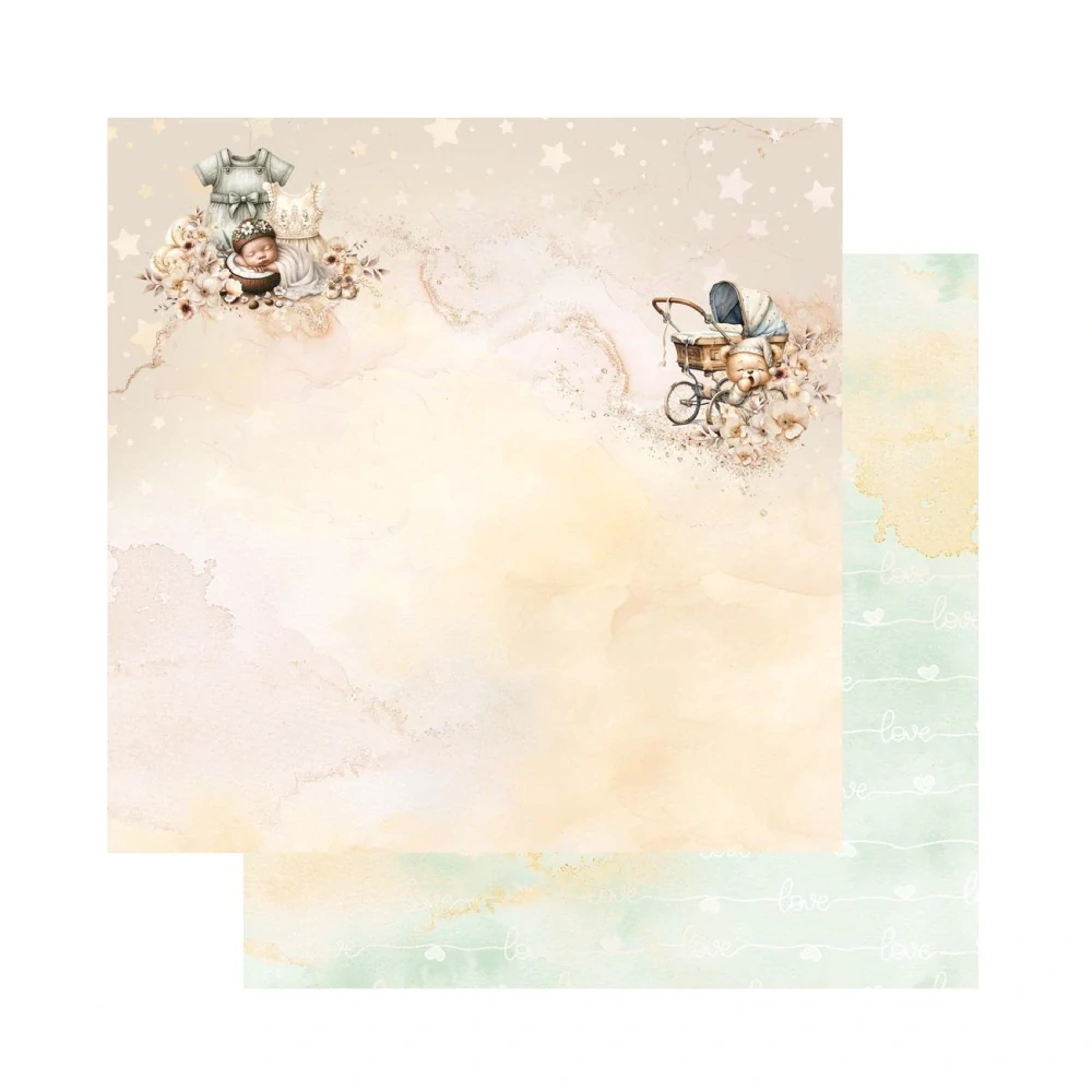 Alchemy of Art Scrapbook papier My Little Baby 8x8