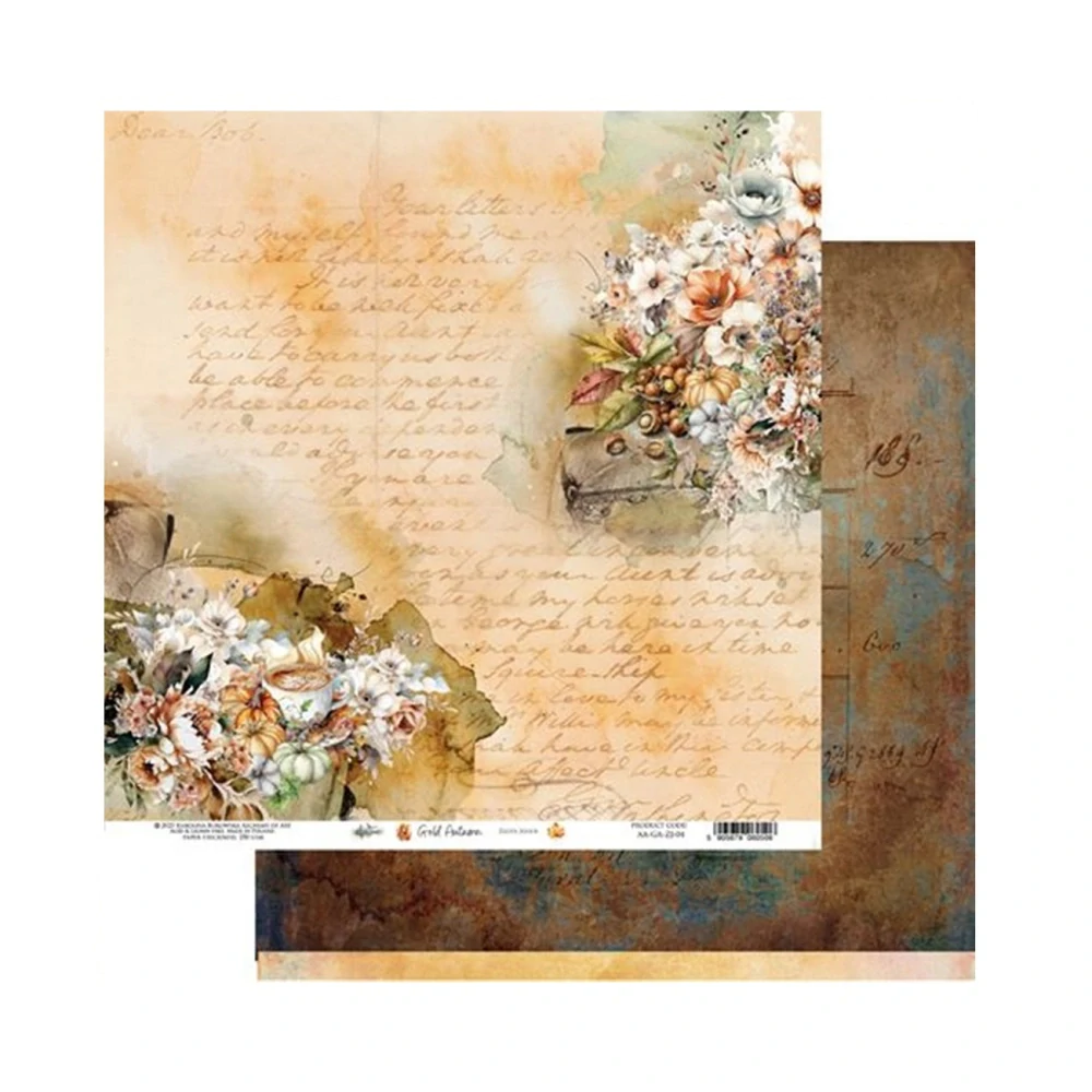 Alchemy of Art Scrapbook papier Gold Autumn 8x8