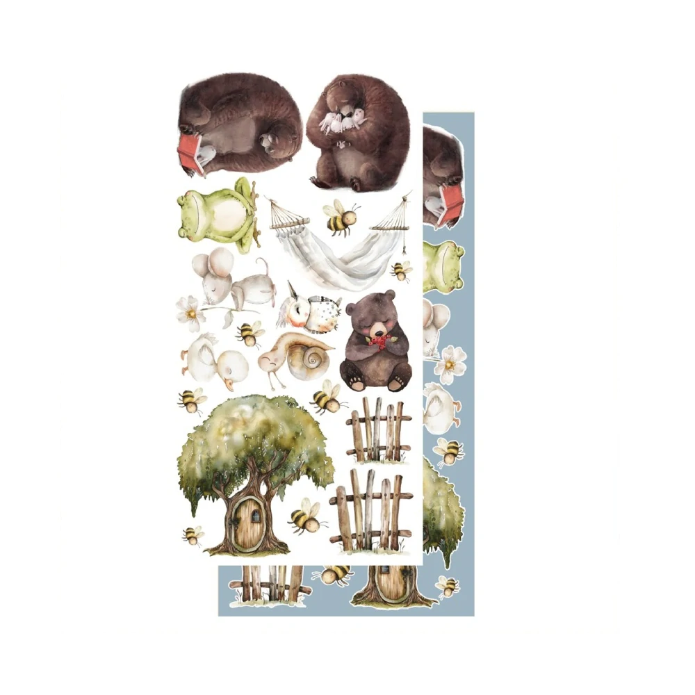 Alchemy of Art Scrapbook papier Friends of the Forest 6x12