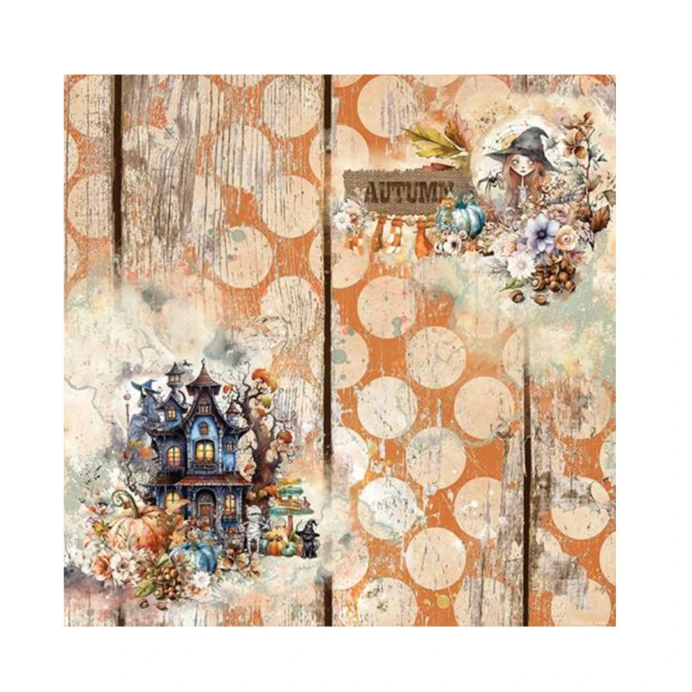 Alchemy of Art Scrapbook papier Trick or treat 8x8