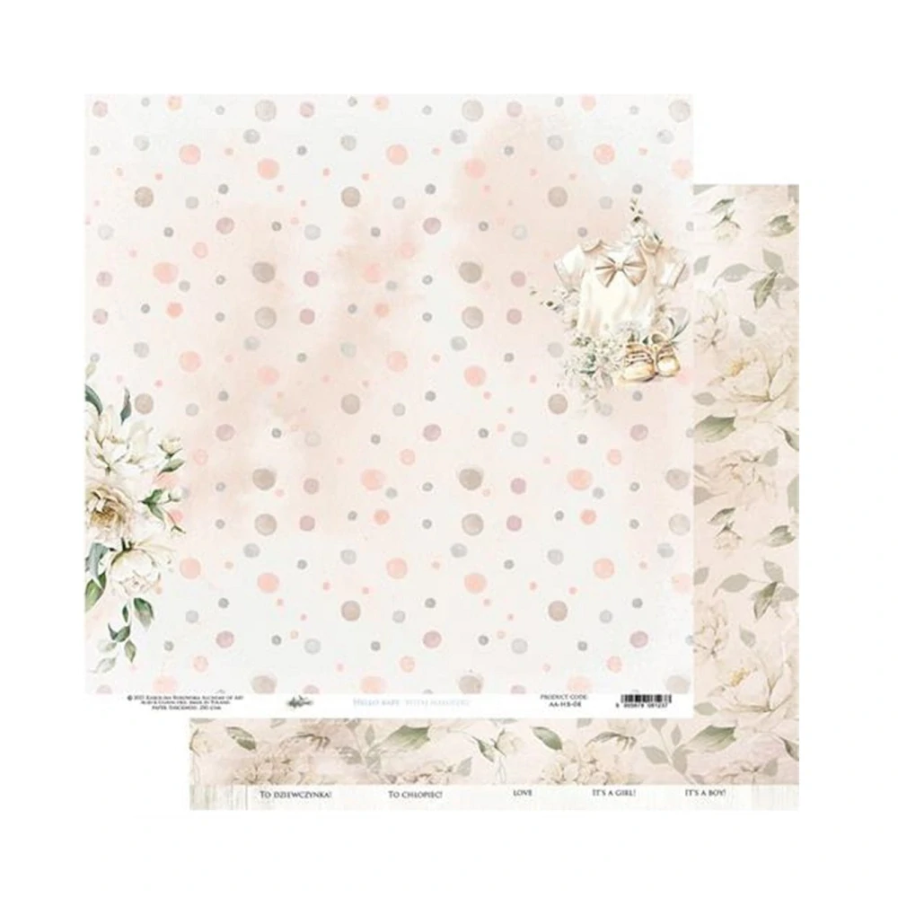 Alchemy of Art Scrapbook papier Hello Baby 8x8