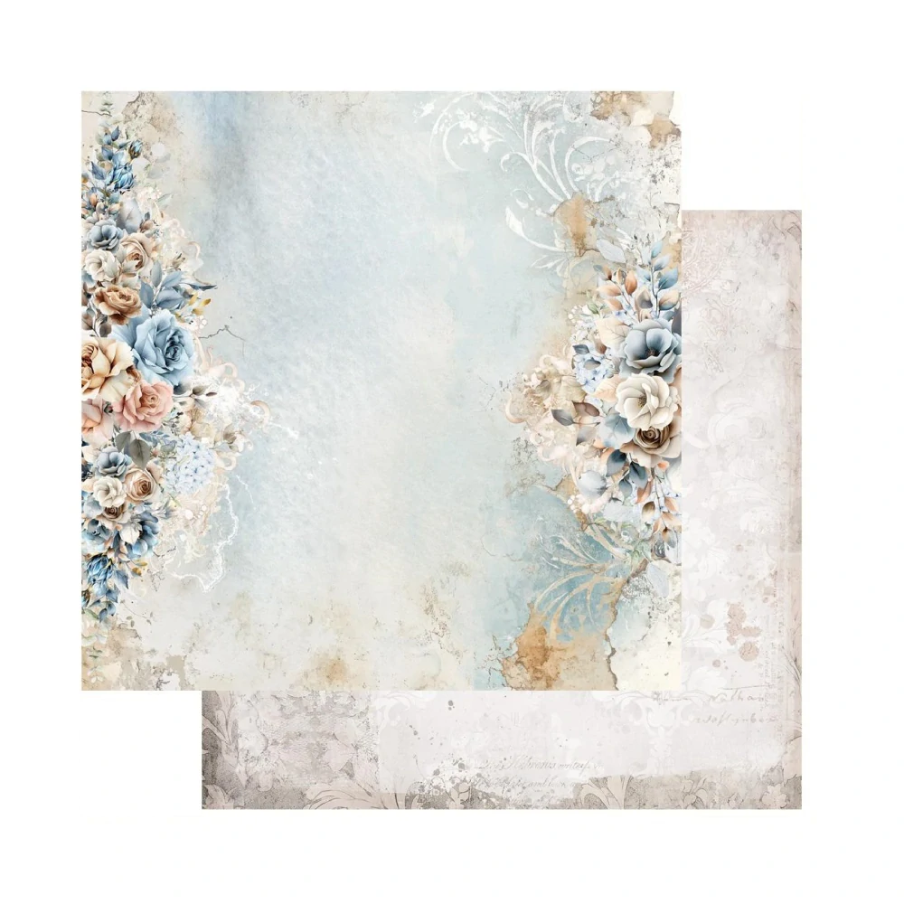 Alchemy of Art Scrapbook papier In Shades of Blue 8x8