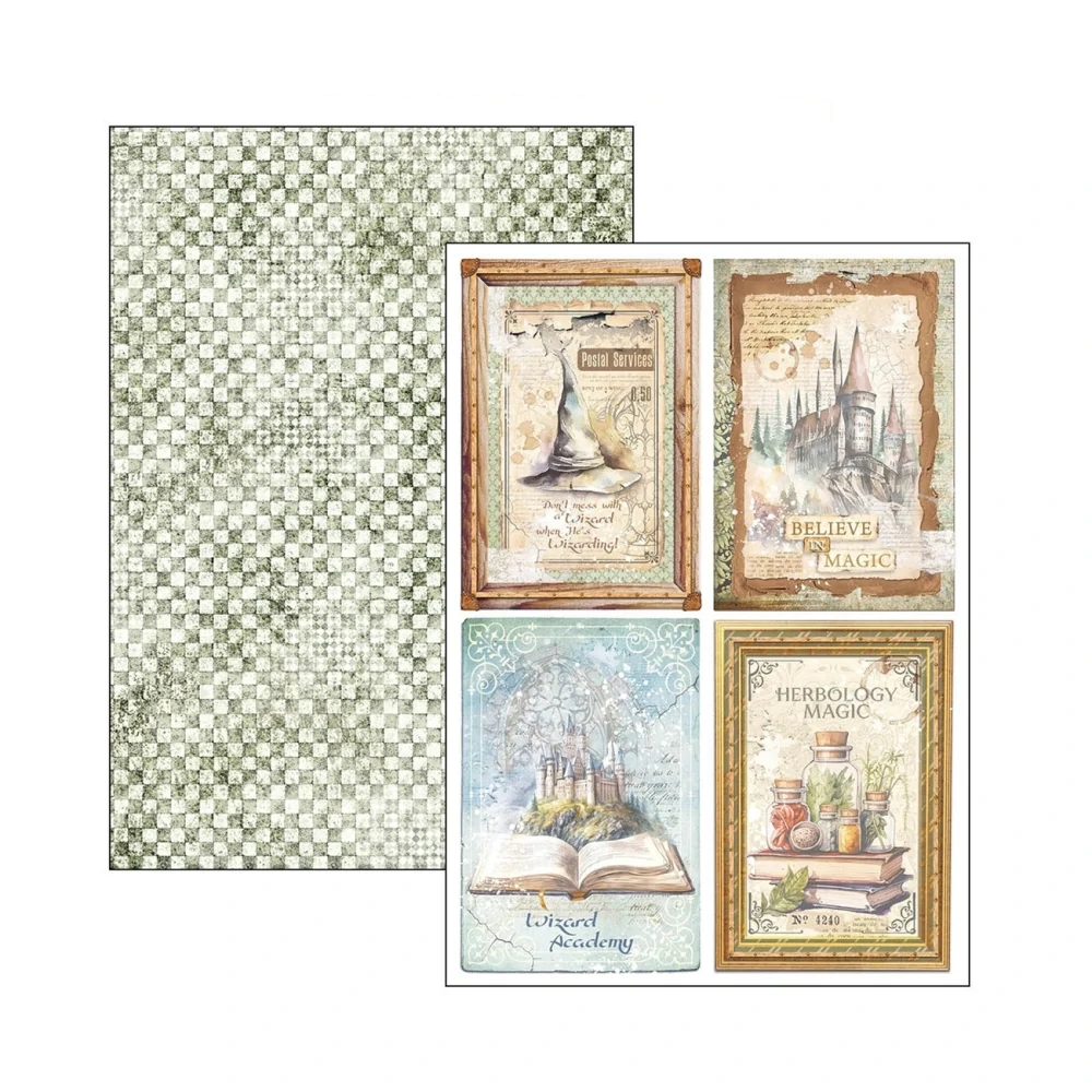 Ciao Bella Scrapbook papier Wizard Academy A4
