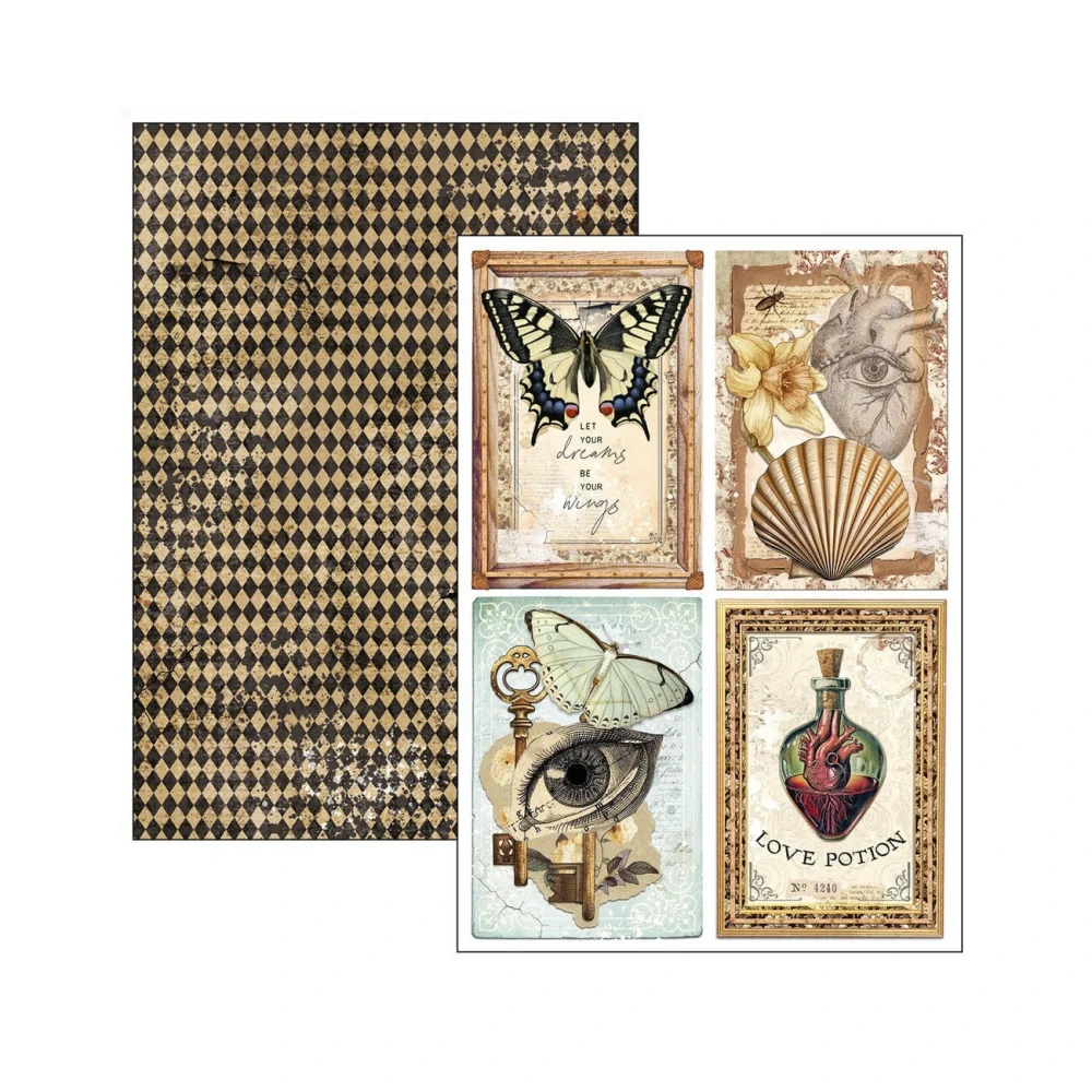 Ciao Bella Scrapbook papier Cabinet of Curiosities A4